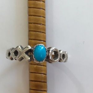 Prairie Fire "XX00" Turquoise Sterling Ring